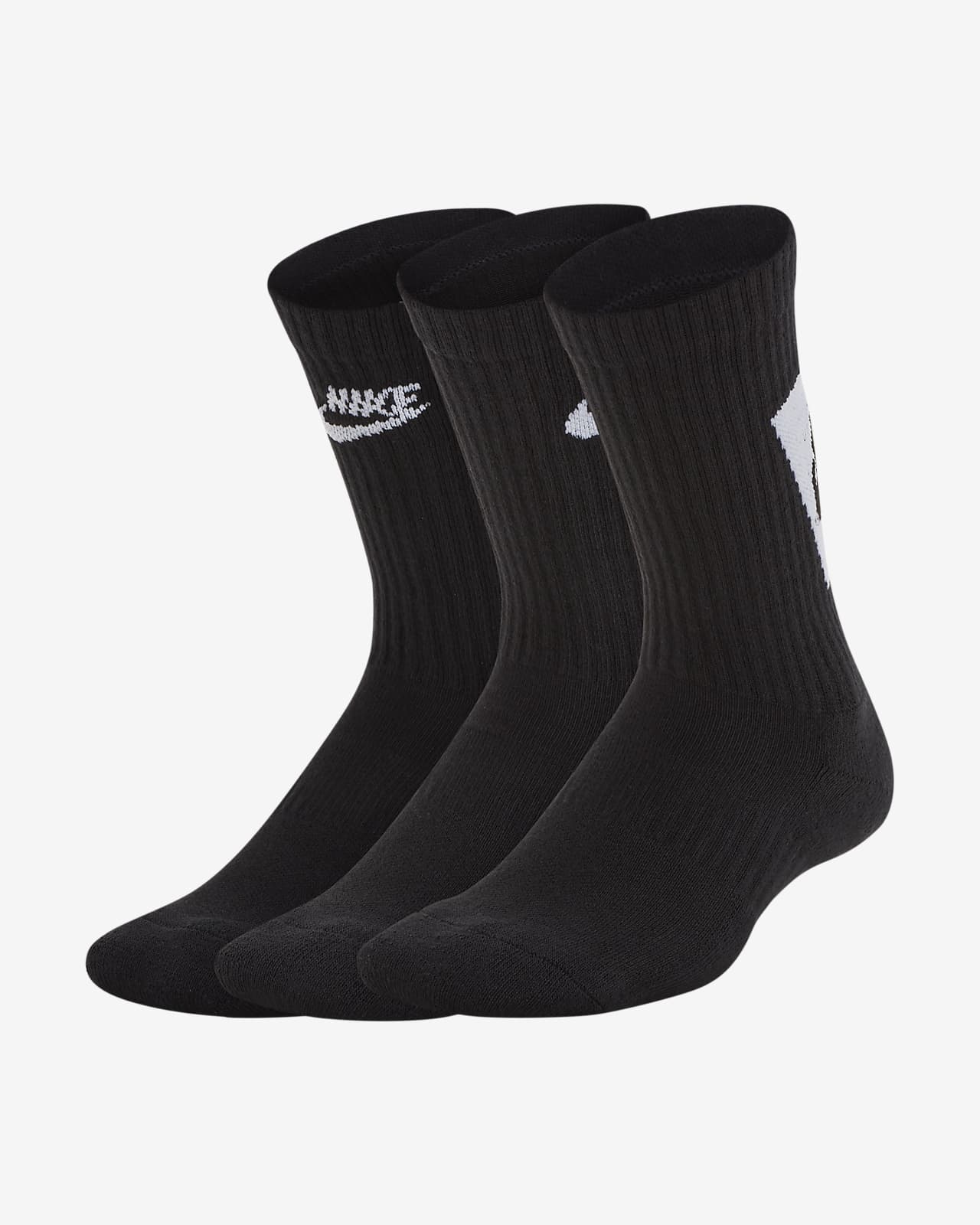 Chaussettes mi-mollet rembourrées Nike Everyday pour ...