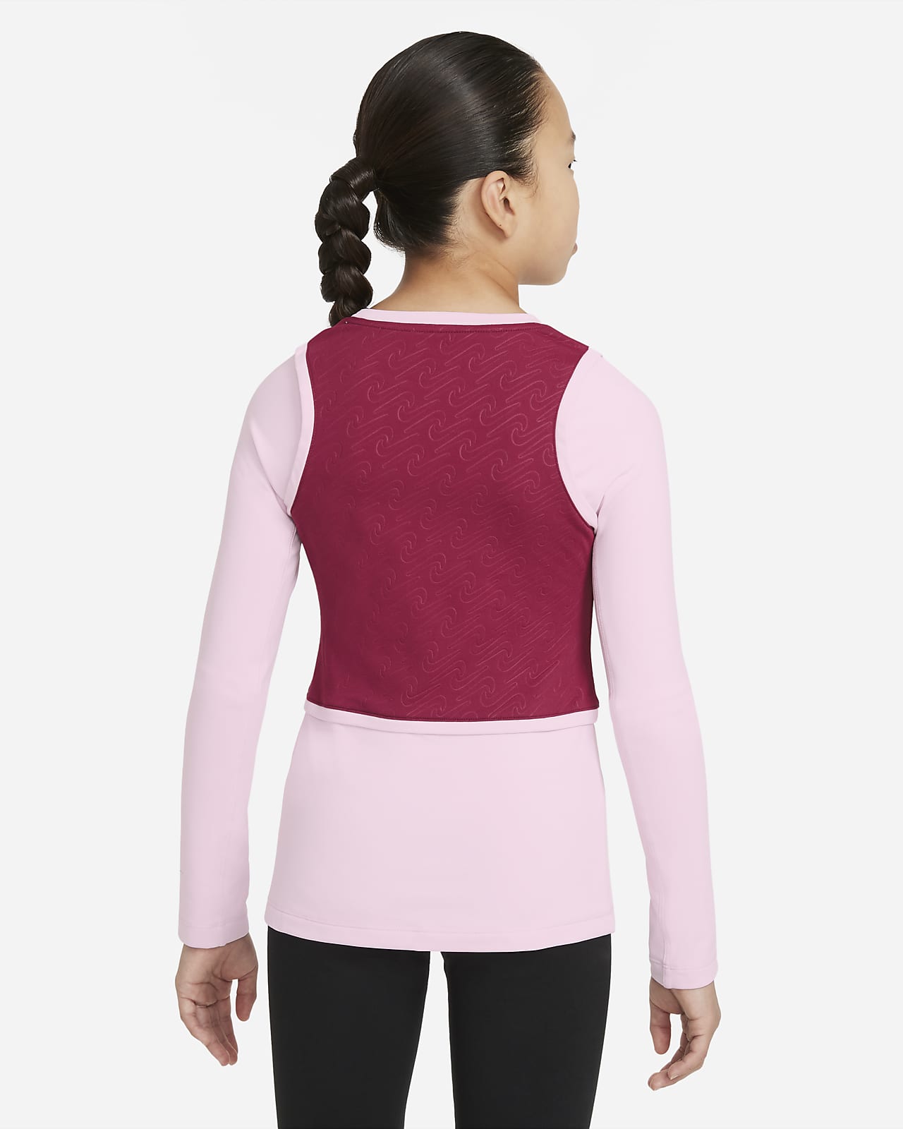 nike pro warm women's long sleeve top