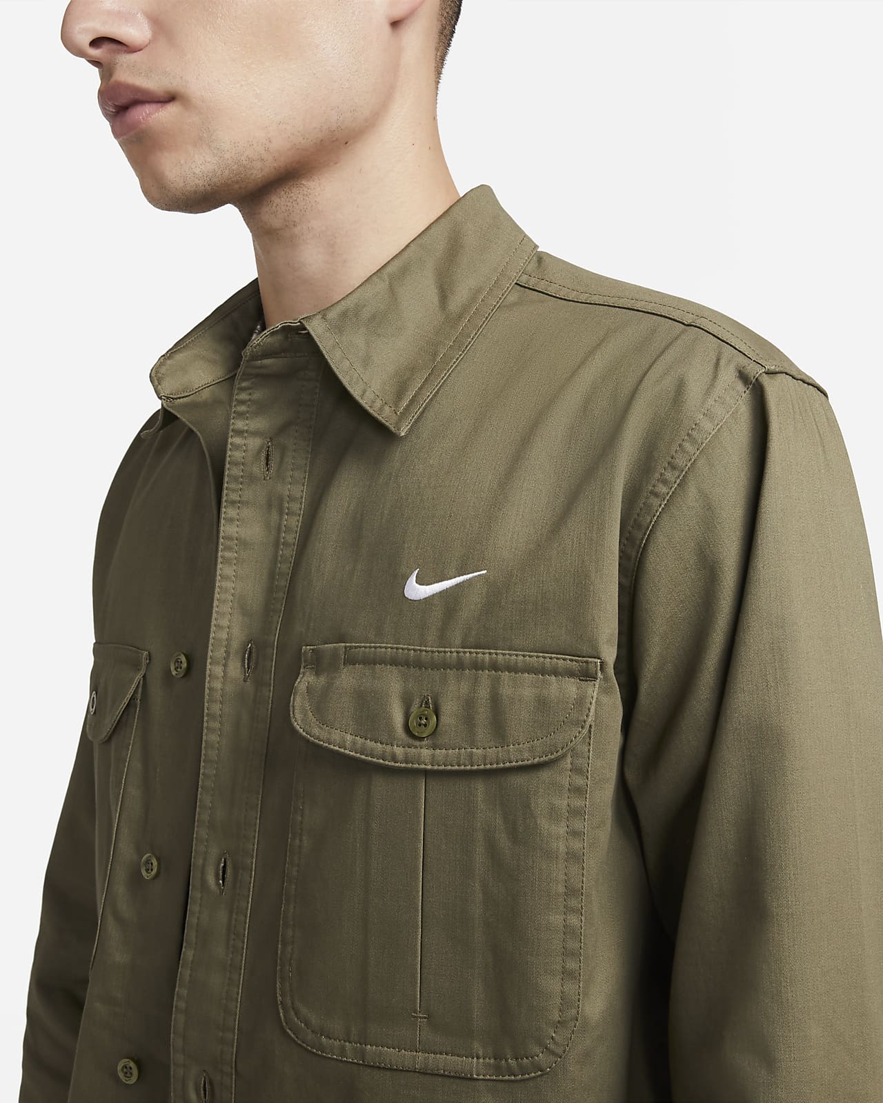 Nike SB Woven Skate Long-Sleeve Button Up