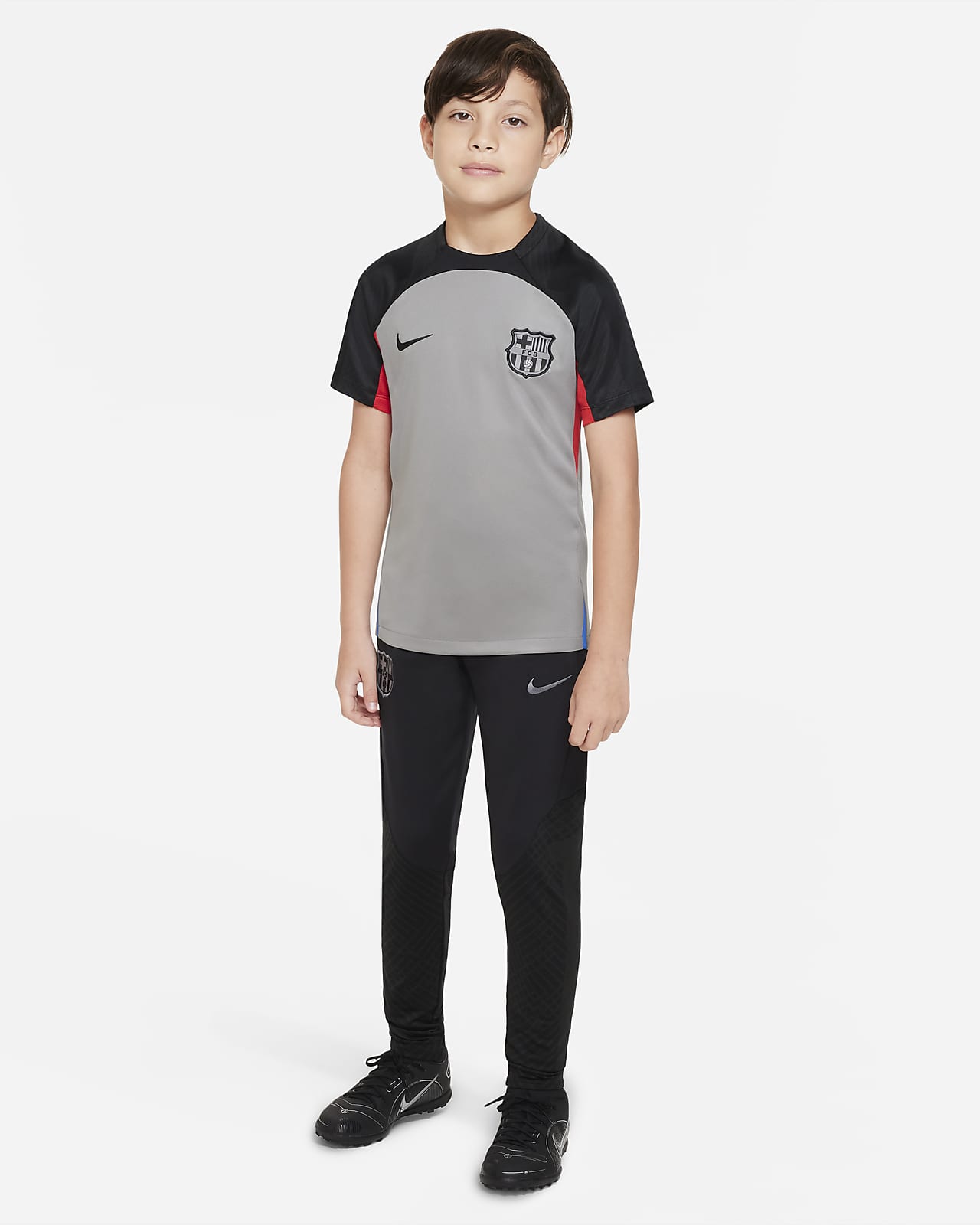 terugvallen De Alpen Soeverein FC Barcelona Strike Nike Dri-FIT knit voetbalbroek voor kids. Nike NL