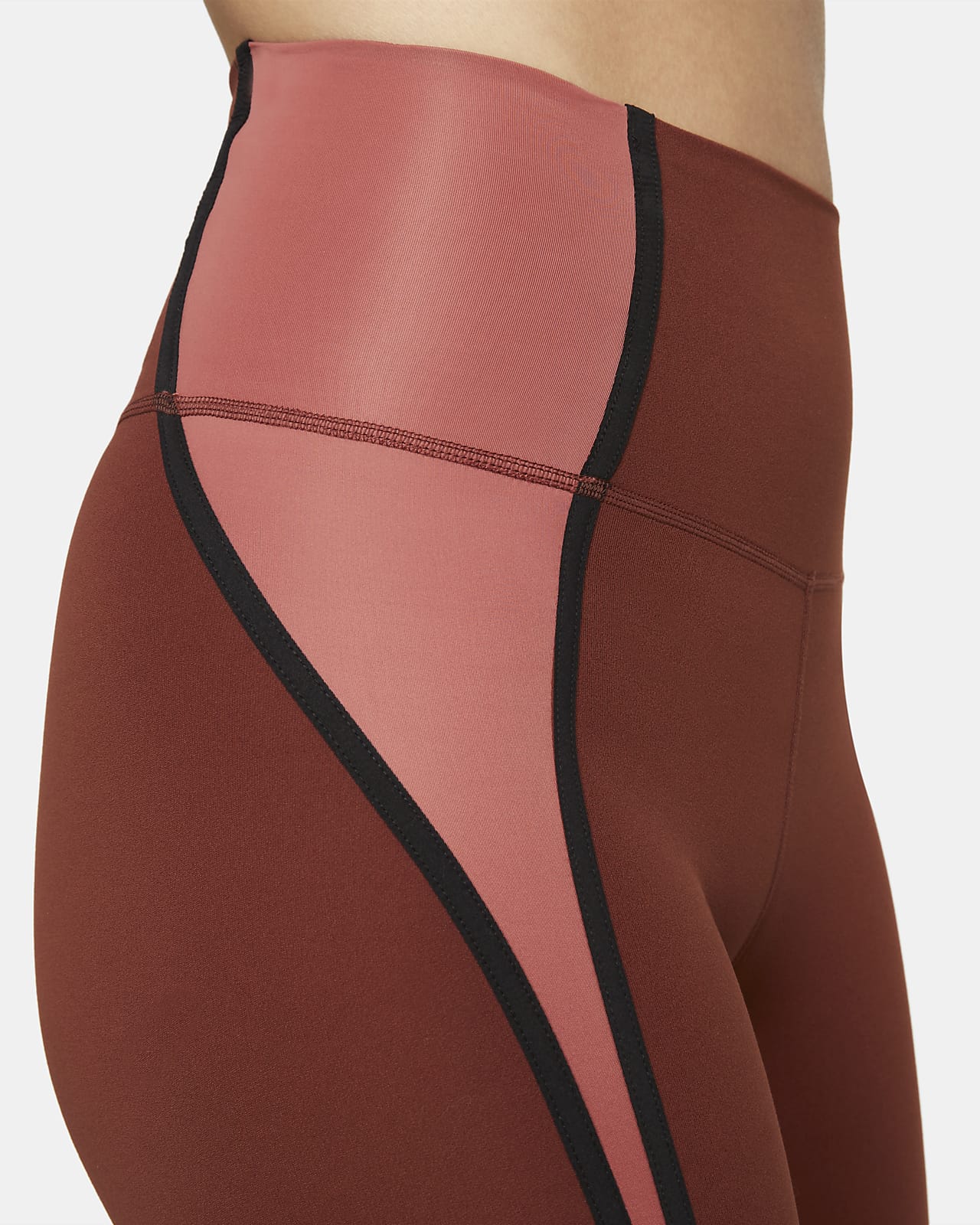 Nike Brown Yoga Luxe Sport Leggings – BlackSkinny