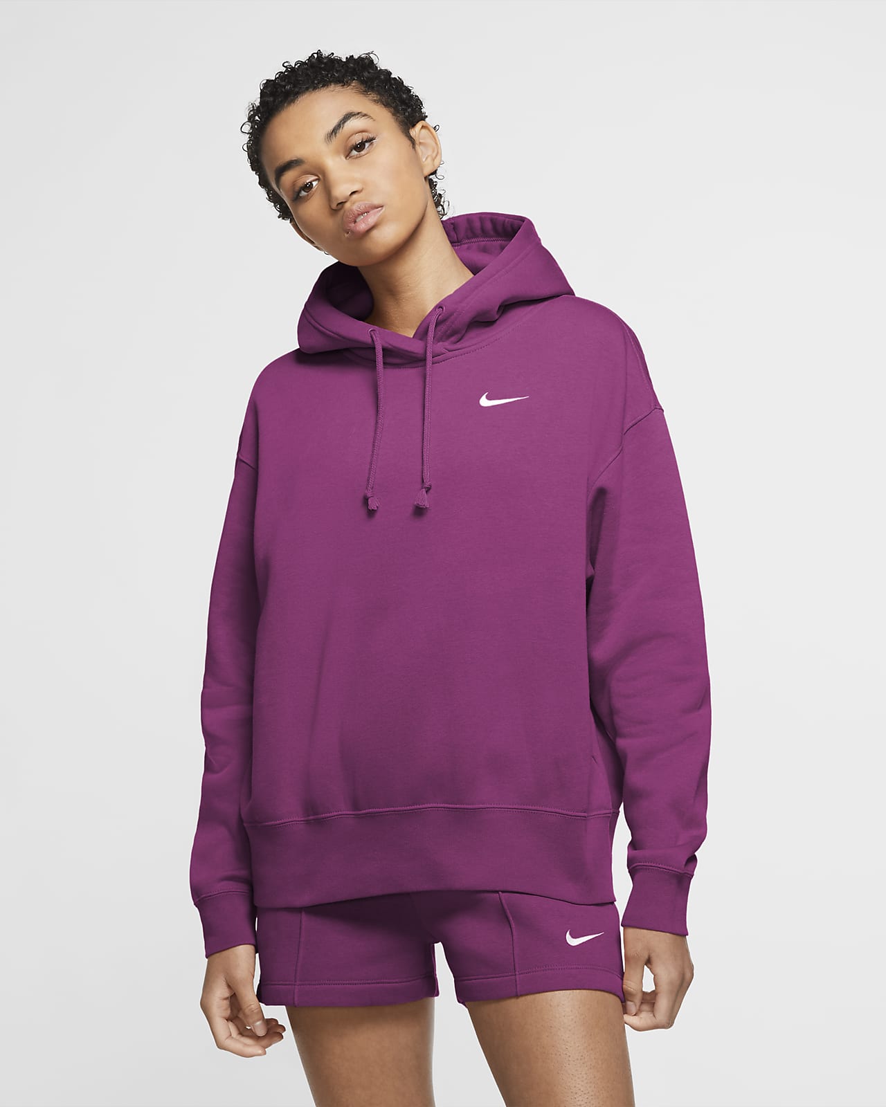 purple nike sweatshirt womens