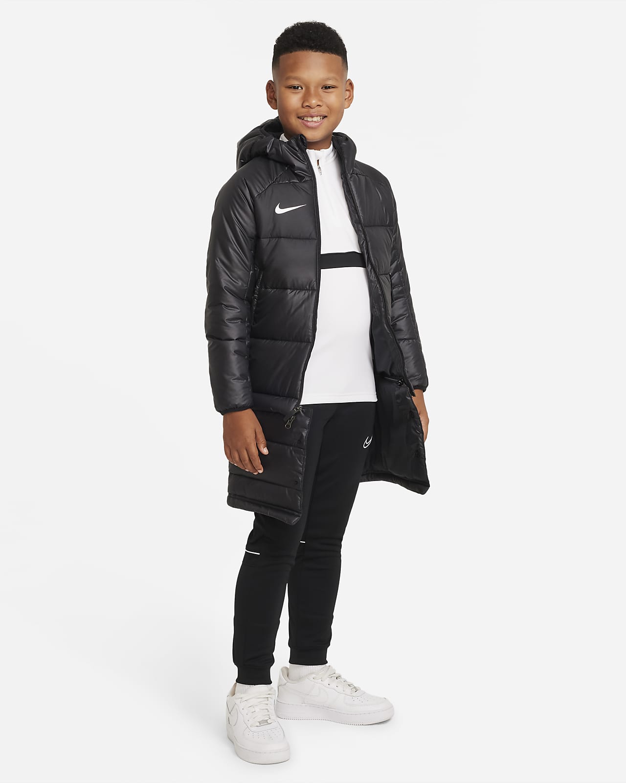 Nike Therma-FIT Academy Pro Big Kids' 2-in-1 Insulated Soccer Jacket. Nike  JP