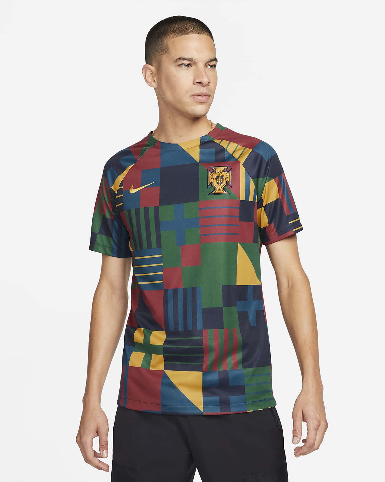 Es parálisis conformidad Portugal Camiseta de fútbol para antes del partido Nike Dri-FIT - Hombre.  Nike ES