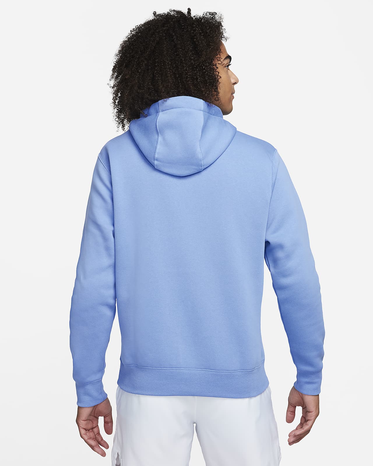 Nike Men Sportswear Club Fleece Pullover Hoodie Blue City Skyline
