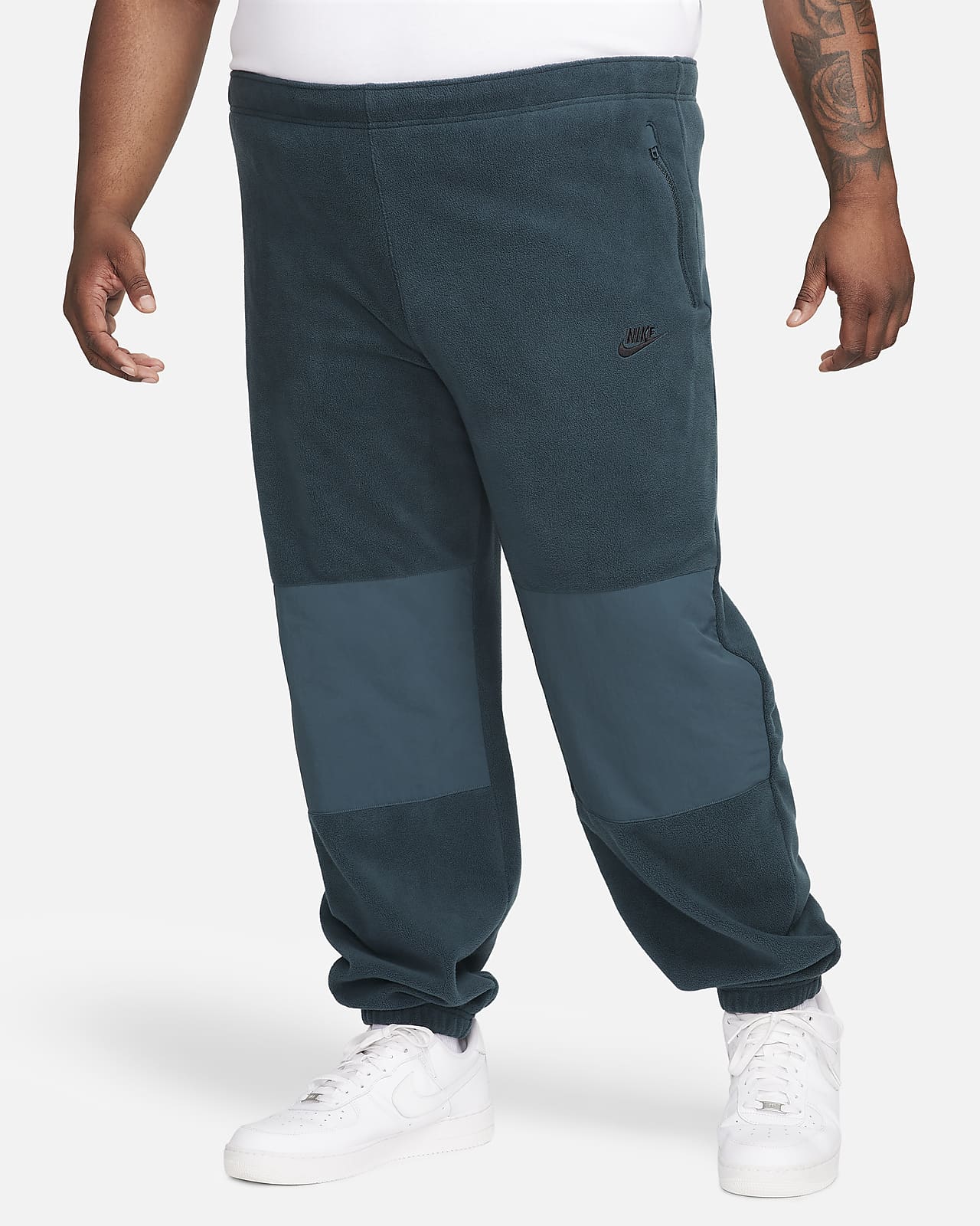 Pantalon de Jogging Homme - Pantalon Polaire Ultra Chaud - Gris