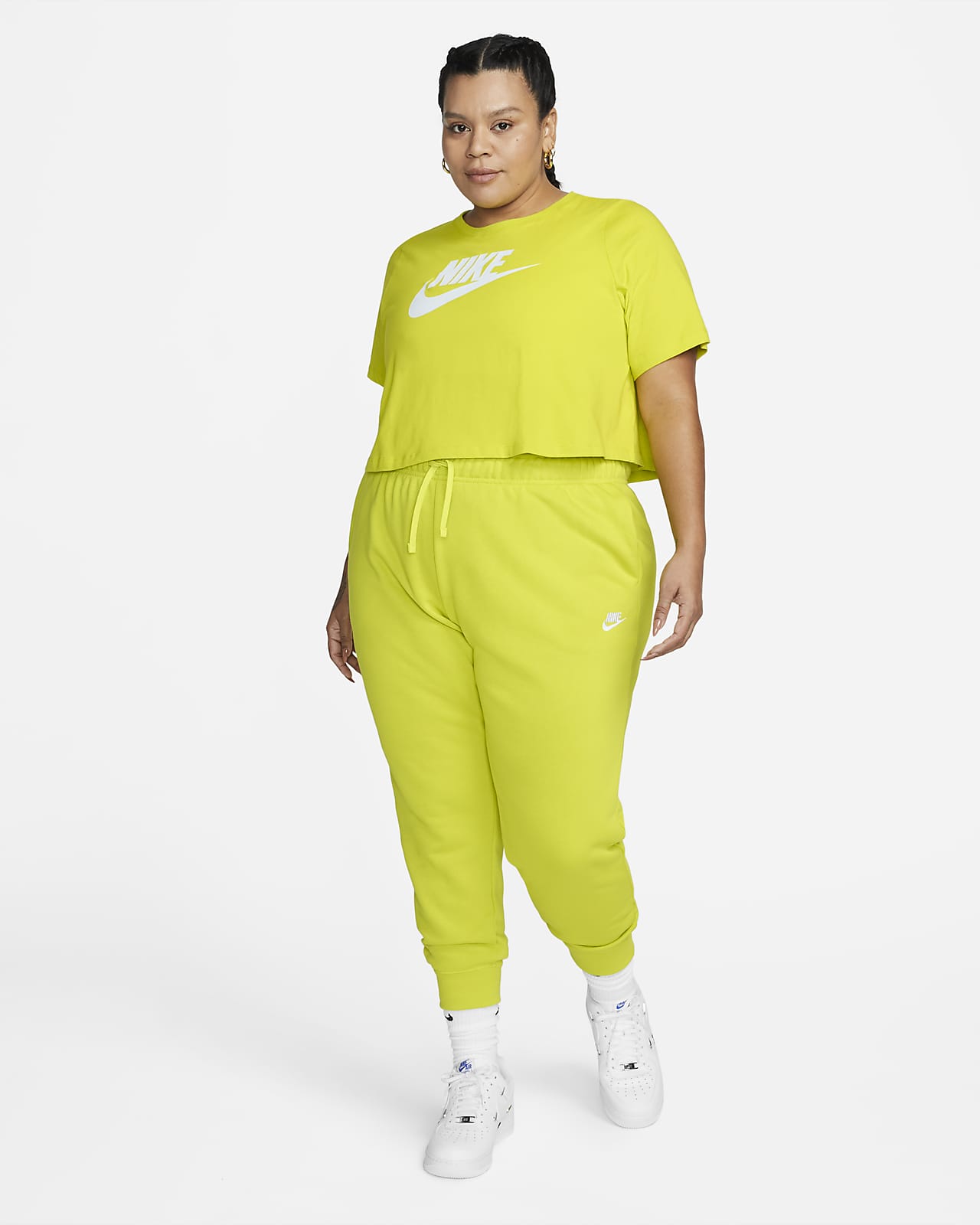 Nike Sportswear Fleece Women's Mid-Rise Joggers (Plus Size). Nike.com