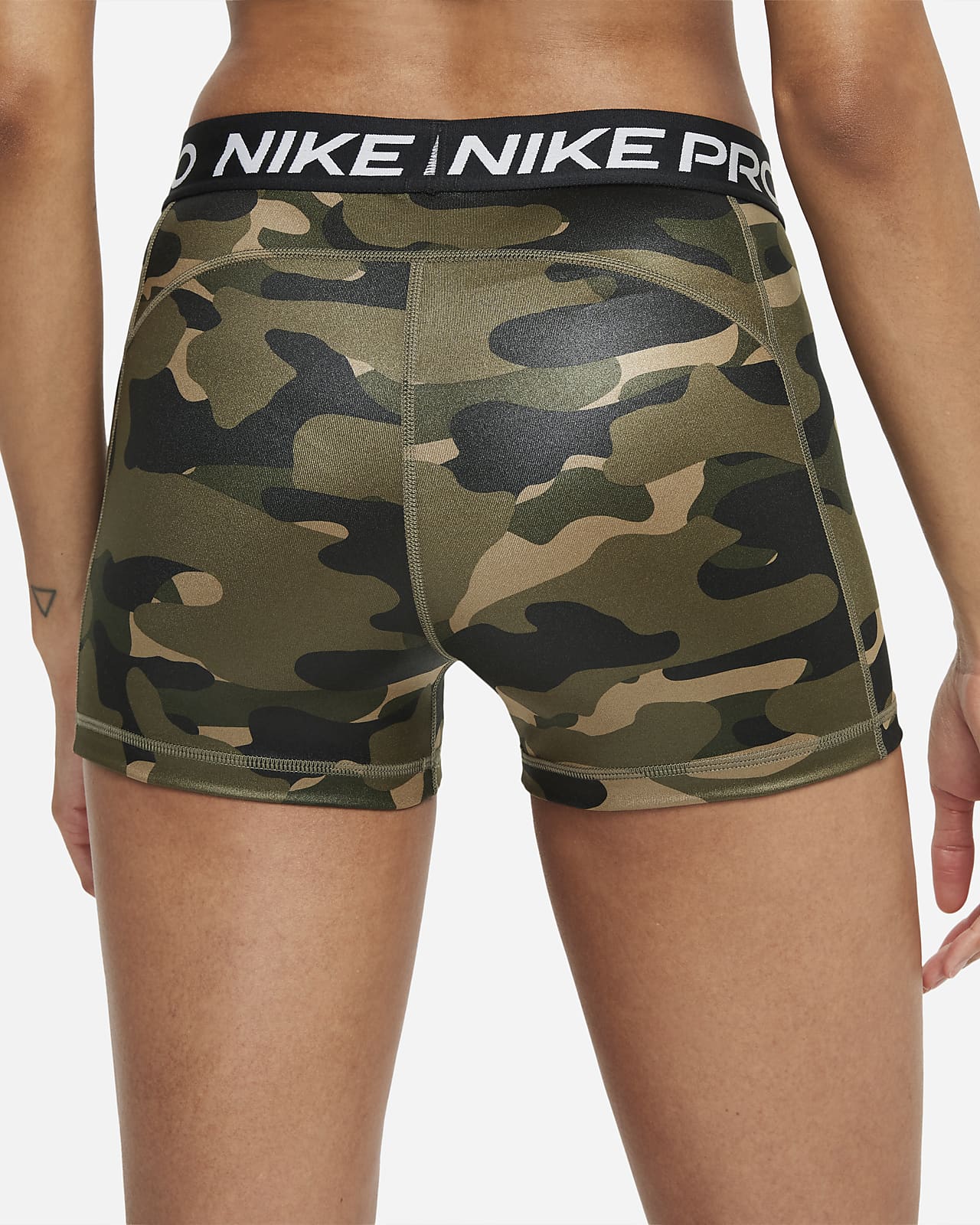 women's camo shorts nike pro