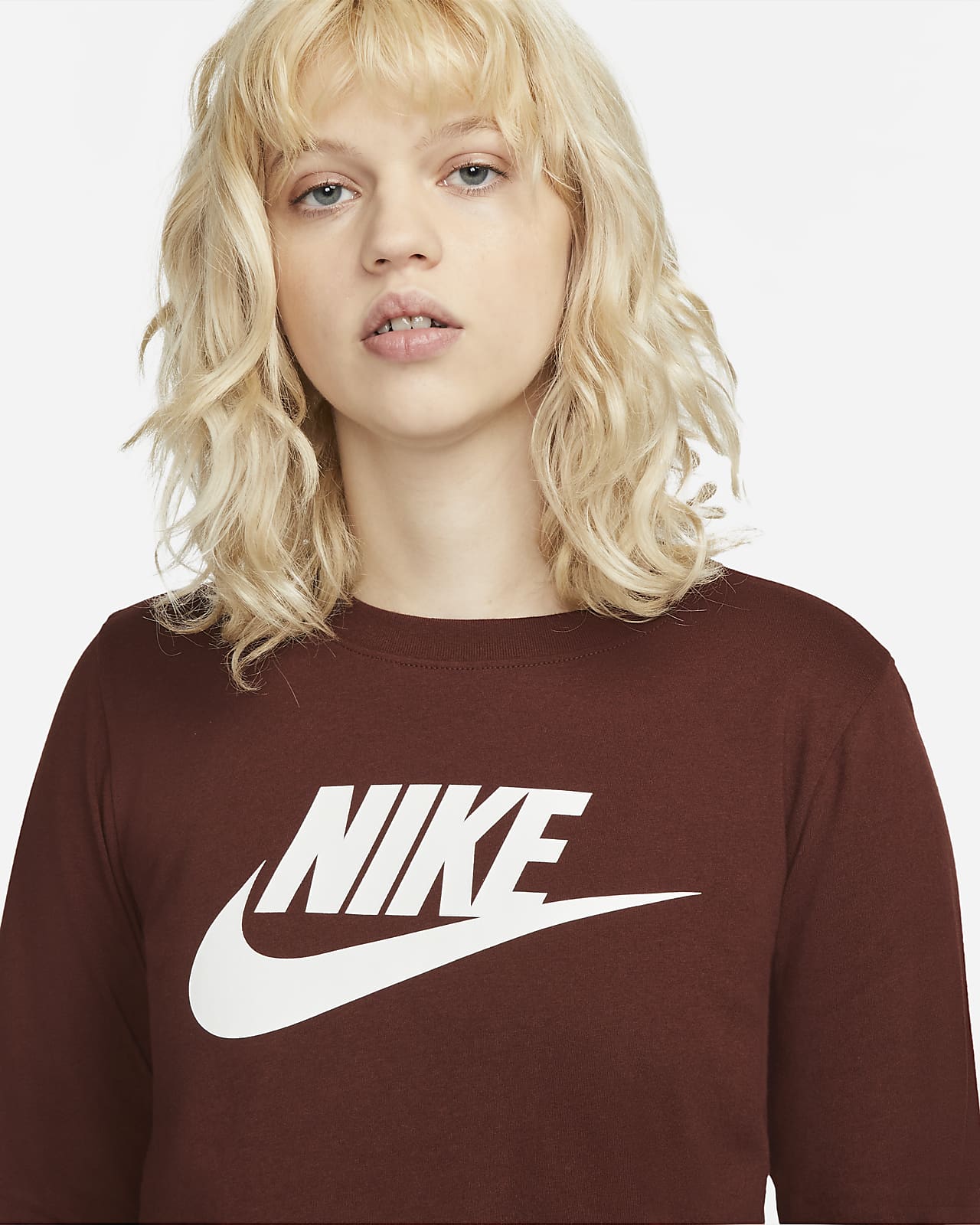 Nike Sportswear T-shirt met lange mouwen voor dames. Nike NL