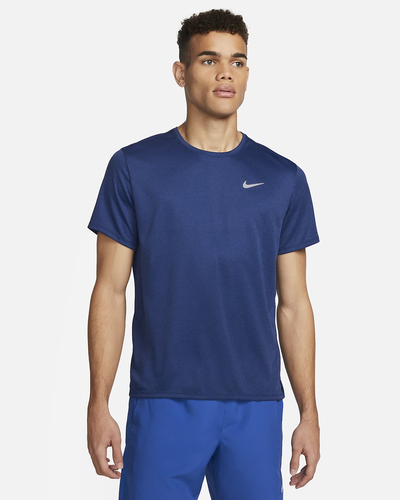 noodsituatie Onaangeroerd Marty Fielding Nike Miler Men's Dri-FIT UV Short-Sleeve Running Top. Nike LU