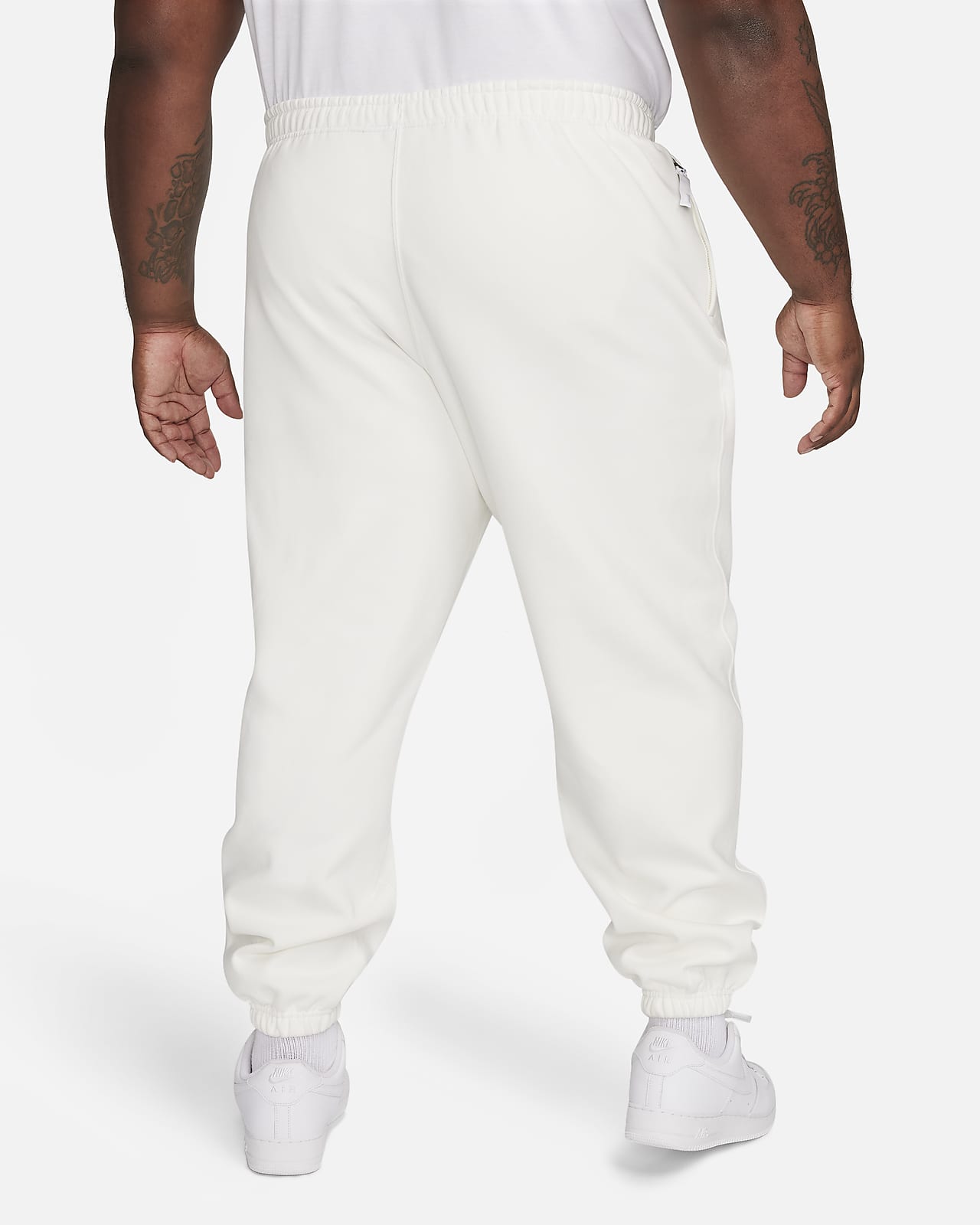 Nike swoosh taped track sales pants