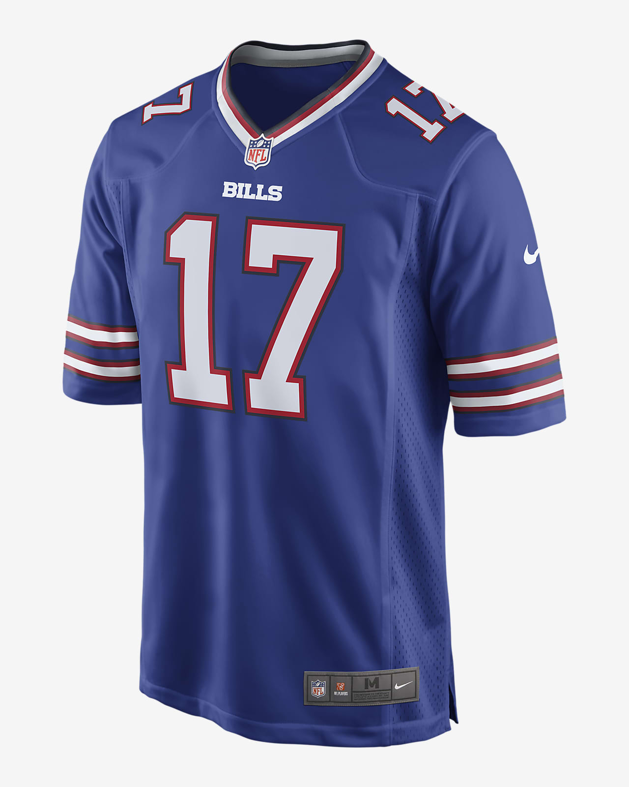 NFL Buffalo Bills (Josh Allen) Men's Game Football Jersey.
