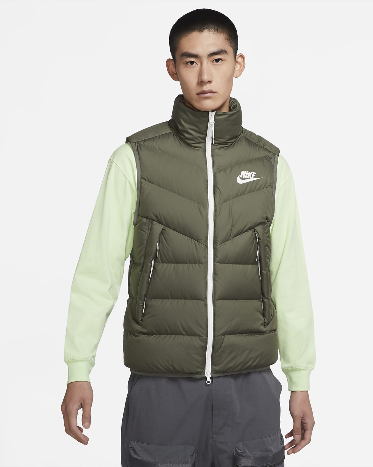 nike sportswear down-fill windrunner 男子馬甲-耐克(nike)中國官網