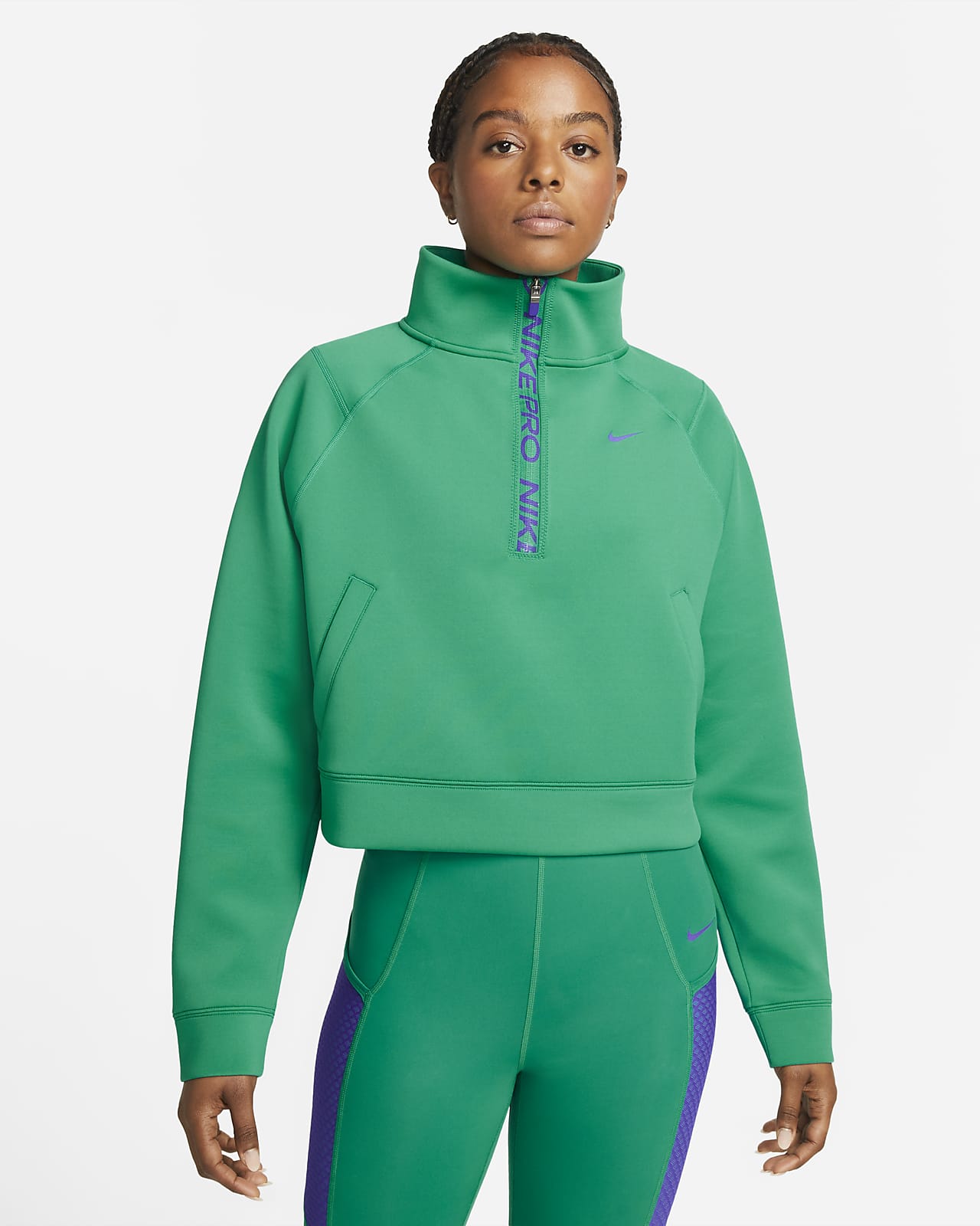 Nike Dri-FIT Women's 1/2-Zip Training Top