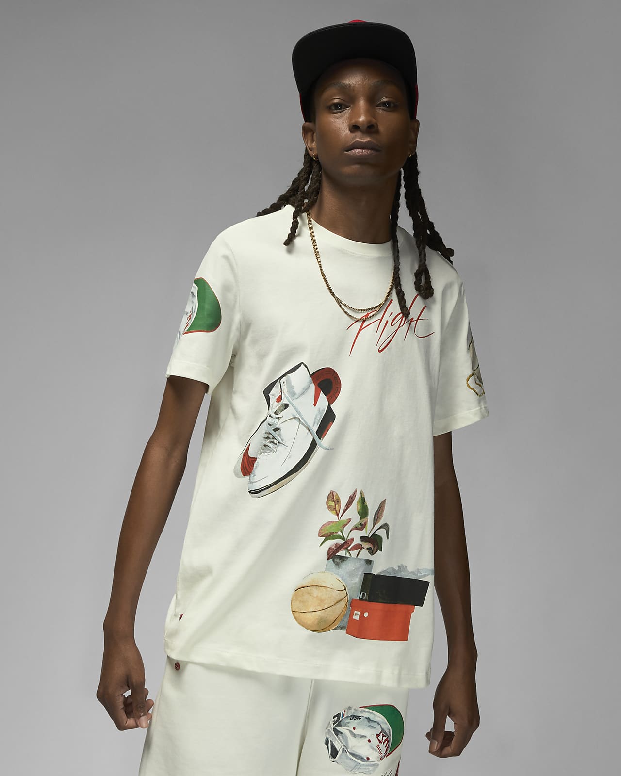 Barbero para agregar Coincidencia Jordan Artist Series by Jacob Rochester Men's Graphic T-Shirt. Nike GB
