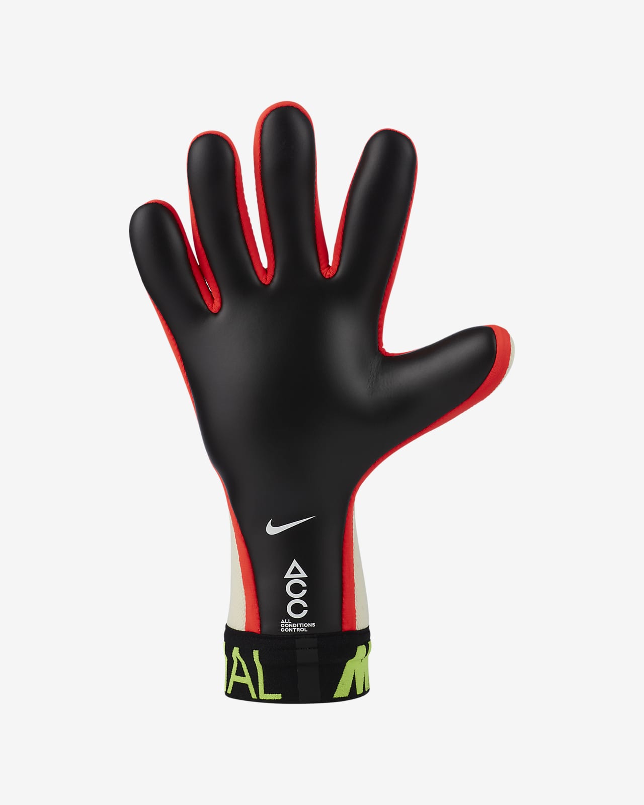 Nike Mercurial Touch Elite Goalkeeper Gloves - White/Volt - 8