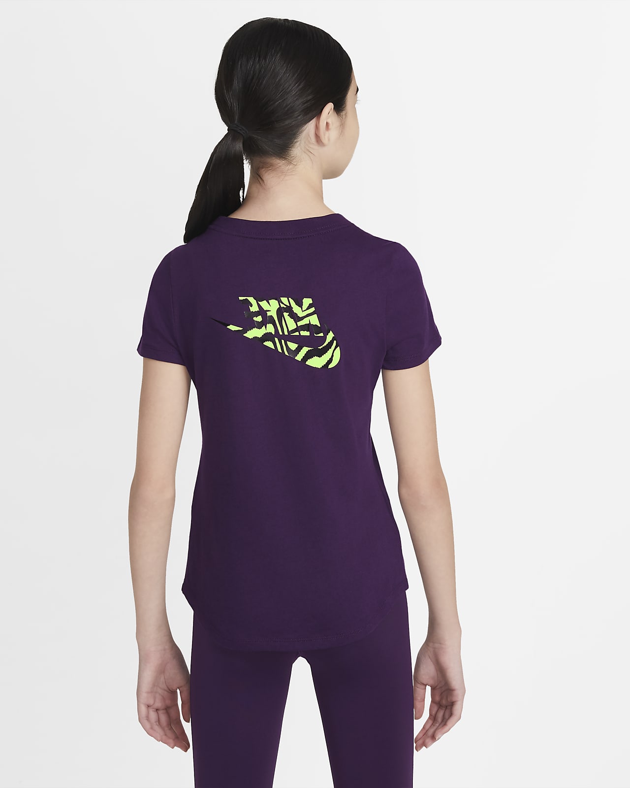 girls purple nike shirt