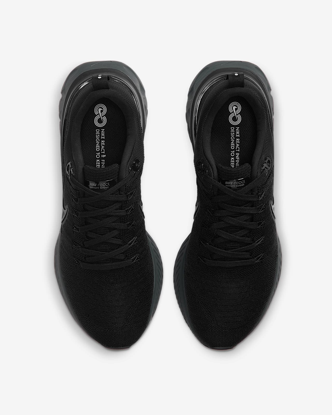 nike react black black