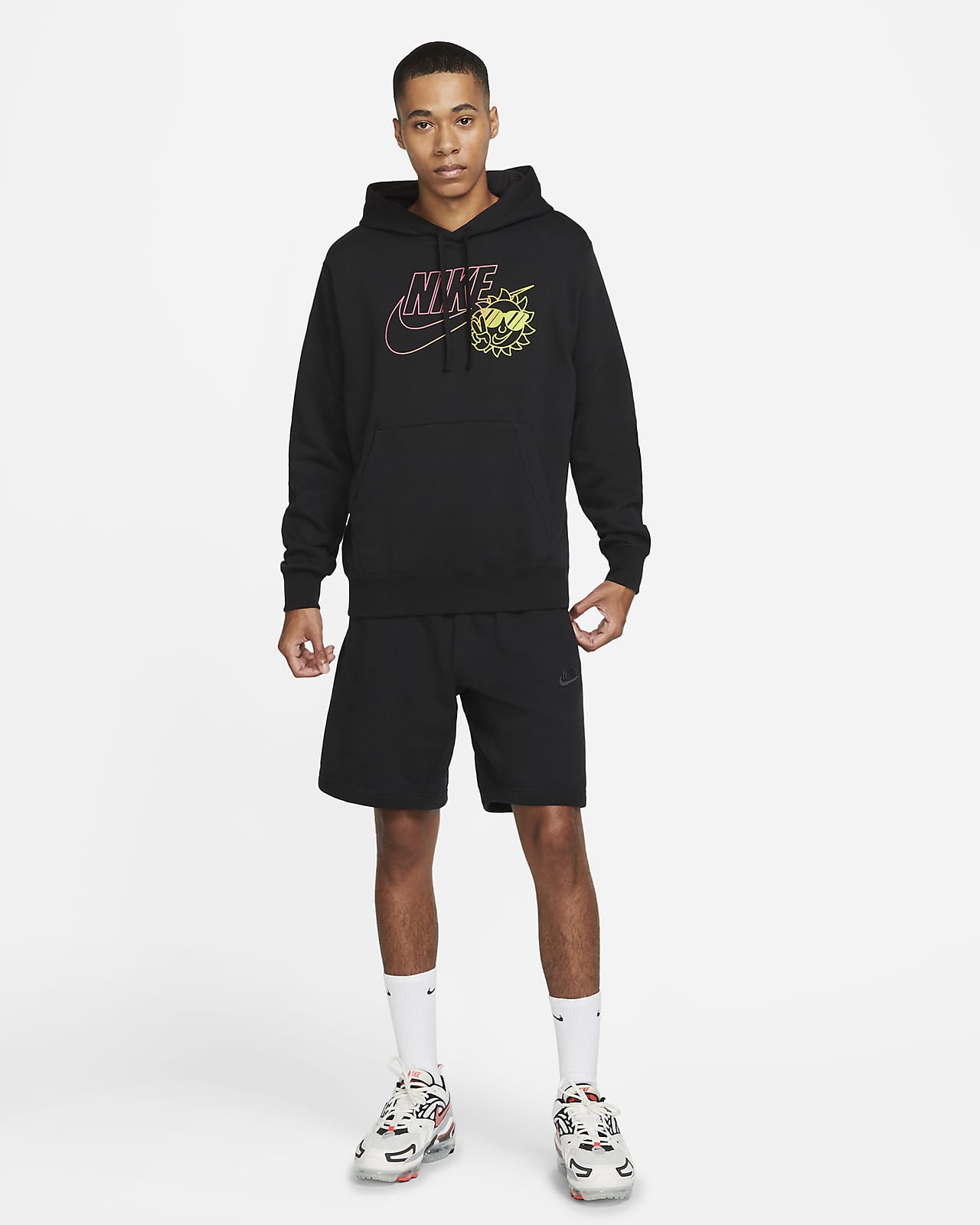 Fleece Pullover Hoodie. Nike LU