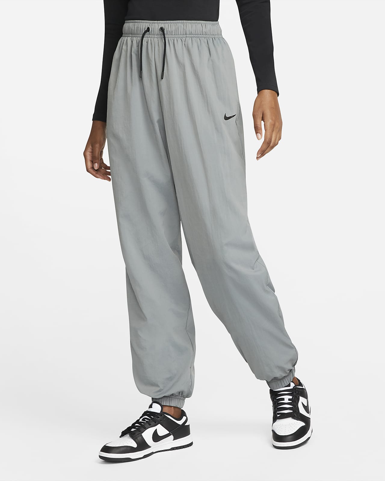 Joggers de tejido Woven oversized para mujer Nike Sportswear Essential. Nike .com
