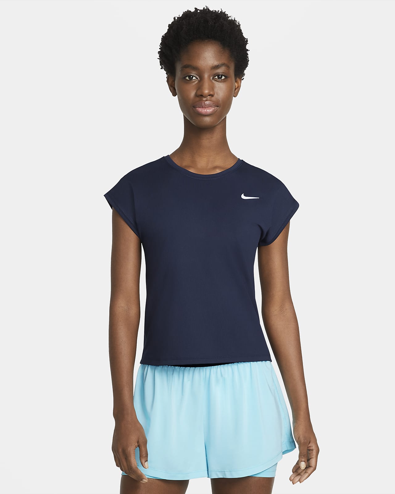 Nikecourt Dri Fit Victory Women S Short Sleeve Tennis Top Nike Gb