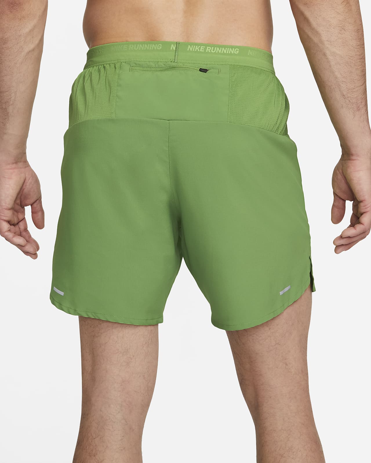 nike dri fit lined running shorts