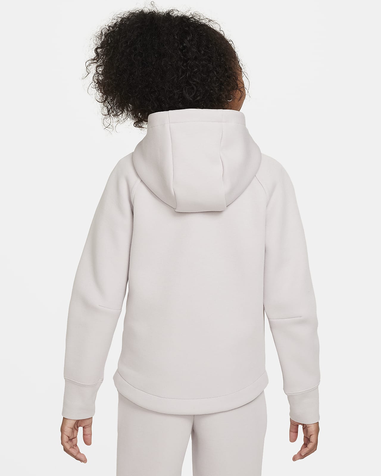 Nike Sportswear Kids' Tech Fleece Hoodie White/Dutch Green