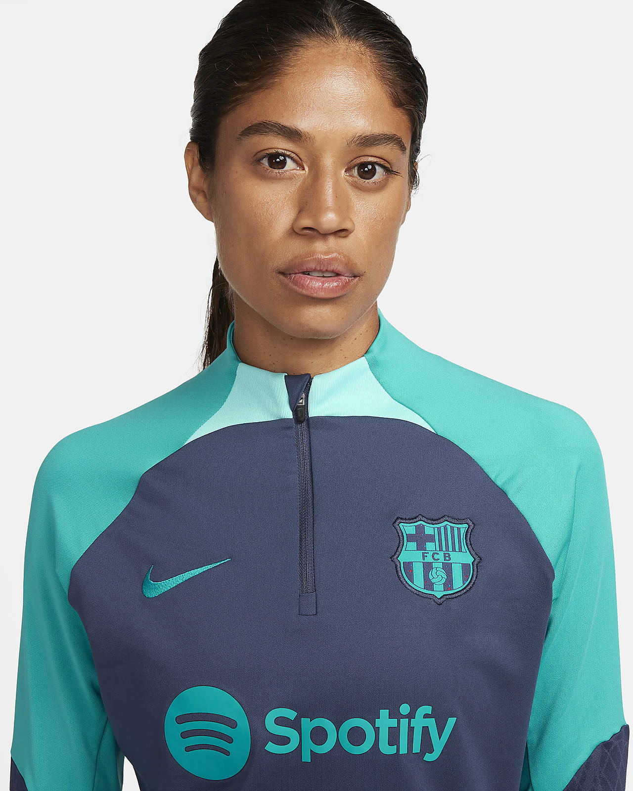 FC Barcelona Strike Women's Nike Dri-Fit Soccer Drill Top