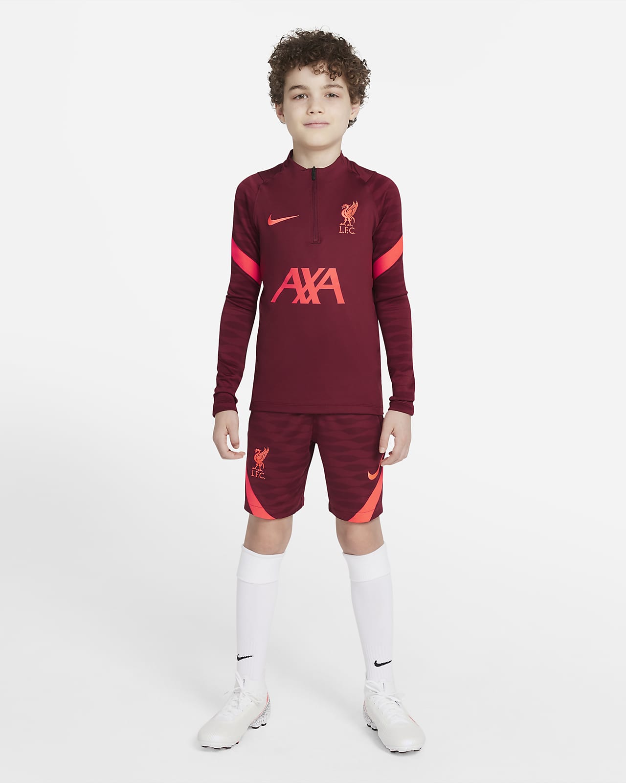 Liverpool F.C. Strike Older Kids' Football Drill Top. Nike NL