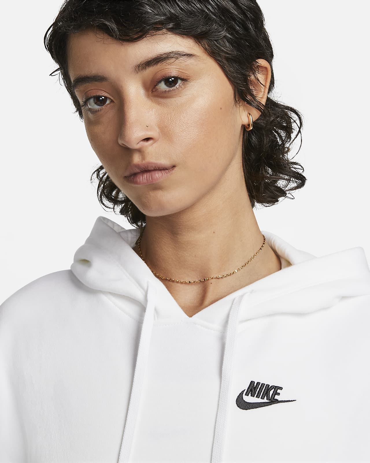 terrorista Drama expedido Nike Sportswear Club Fleece Sudadera con capucha oversize - Mujer. Nike ES