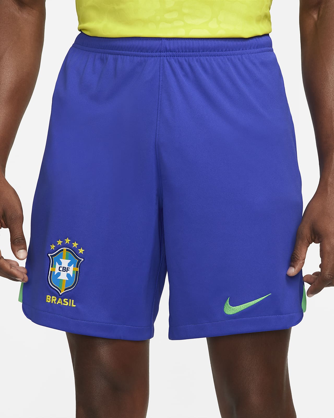la carretera Higgins Mañana Primera equipación Stadium Brasil 2022/23 Pantalón corto de fútbol Nike  Dri-FIT - Hombre. Nike ES