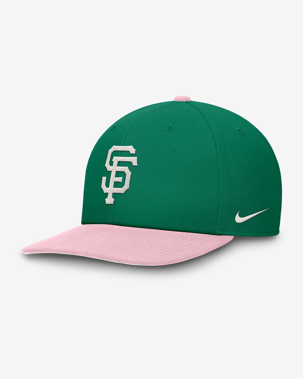 Gorra ajustable Nike Dri-FIT de la MLB para hombre San Francisco Giants Malachite Pro