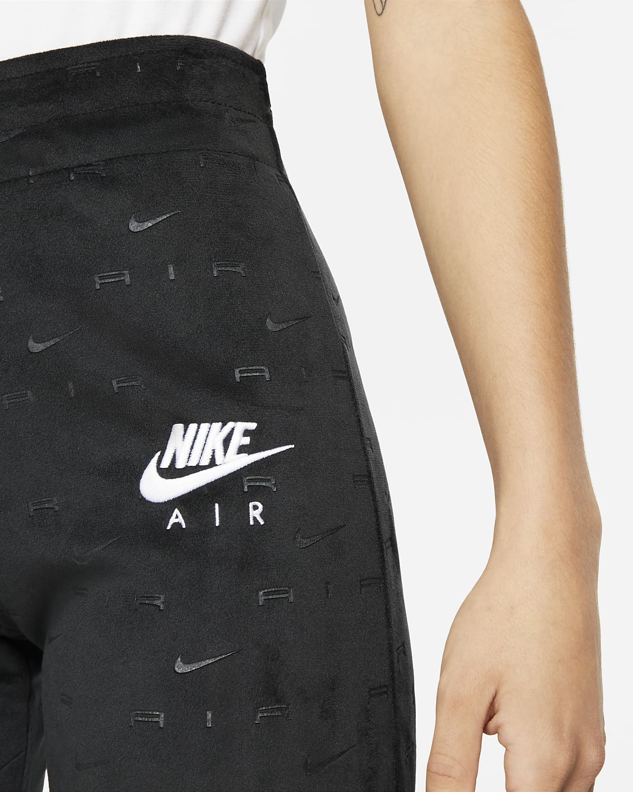 Nike Air Velours damesbroek met halfhoge taille. Nike BE