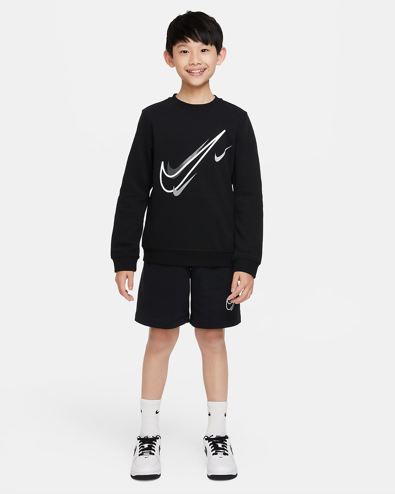 Nike Sportswear Older Kids' (Boys') Fleece Sweatshirt. Nike AE