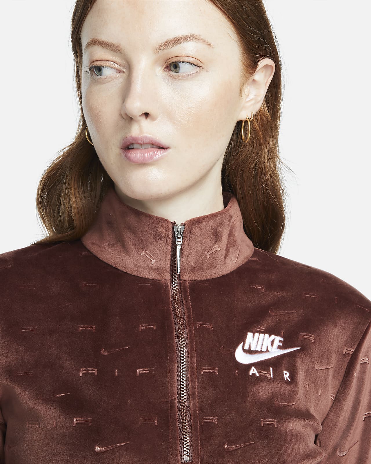 nike women's velour jacket