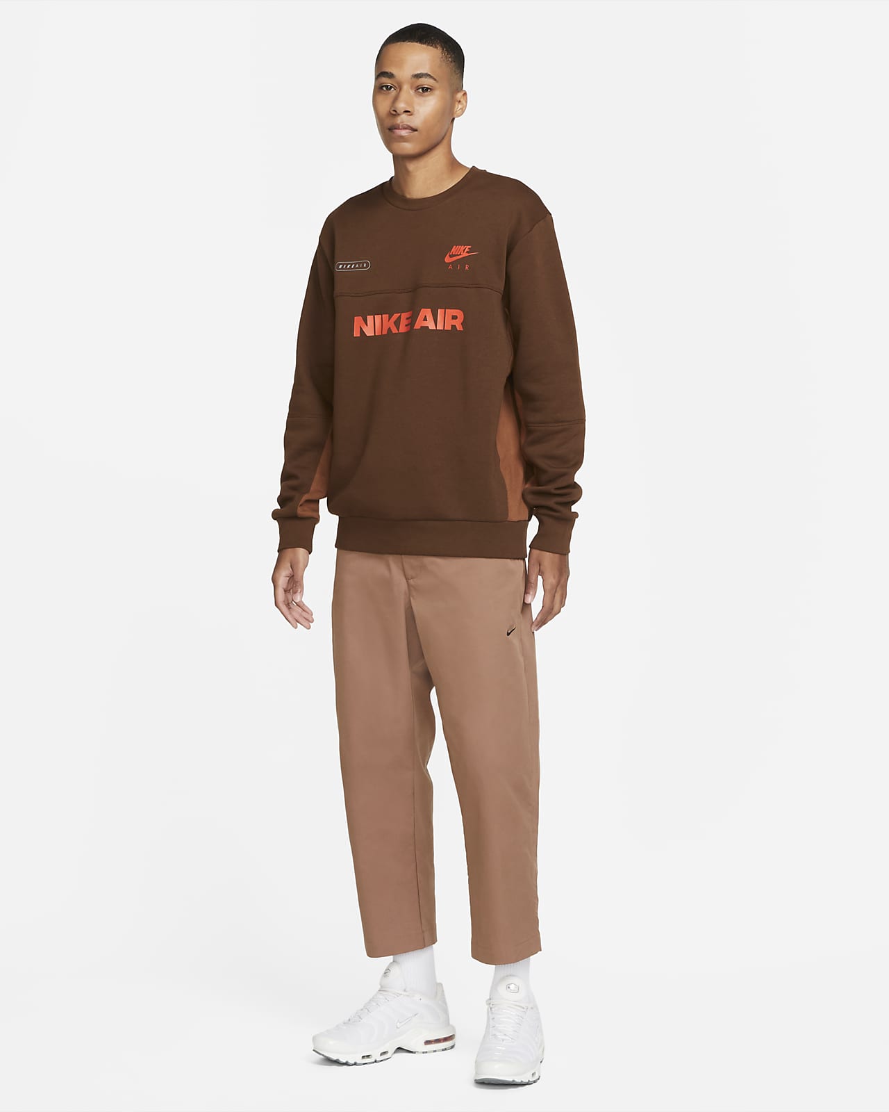 Nike Air Sudadera de tejido Fleece cepillado en la parte trasera - Hombre.  Nike ES