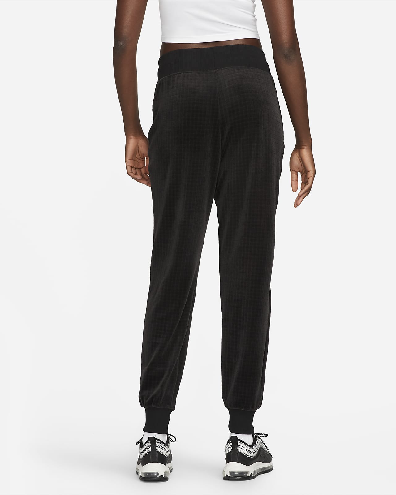 velour joggers nike
