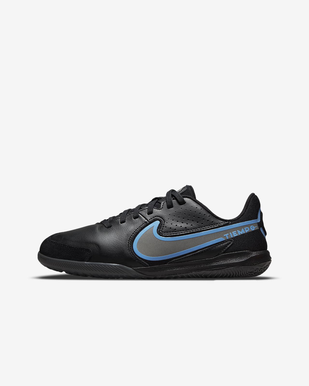 Calzado de fútbol para cancha cubierta para niños talla pequeña/grande Nike  Jr. Tiempo Legend 9 Academy IC. Nike.com