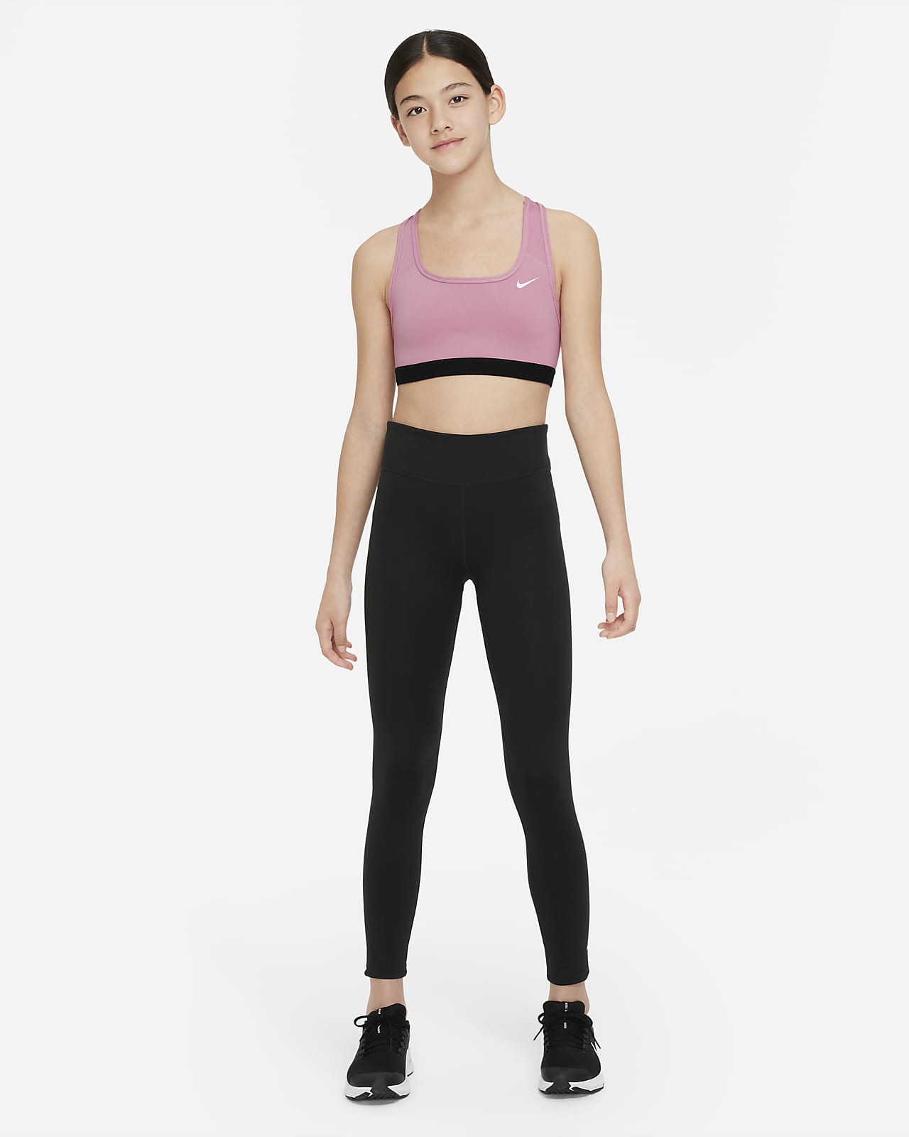 Nike Swoosh Sport-bh voor meisjes. Nike BE
