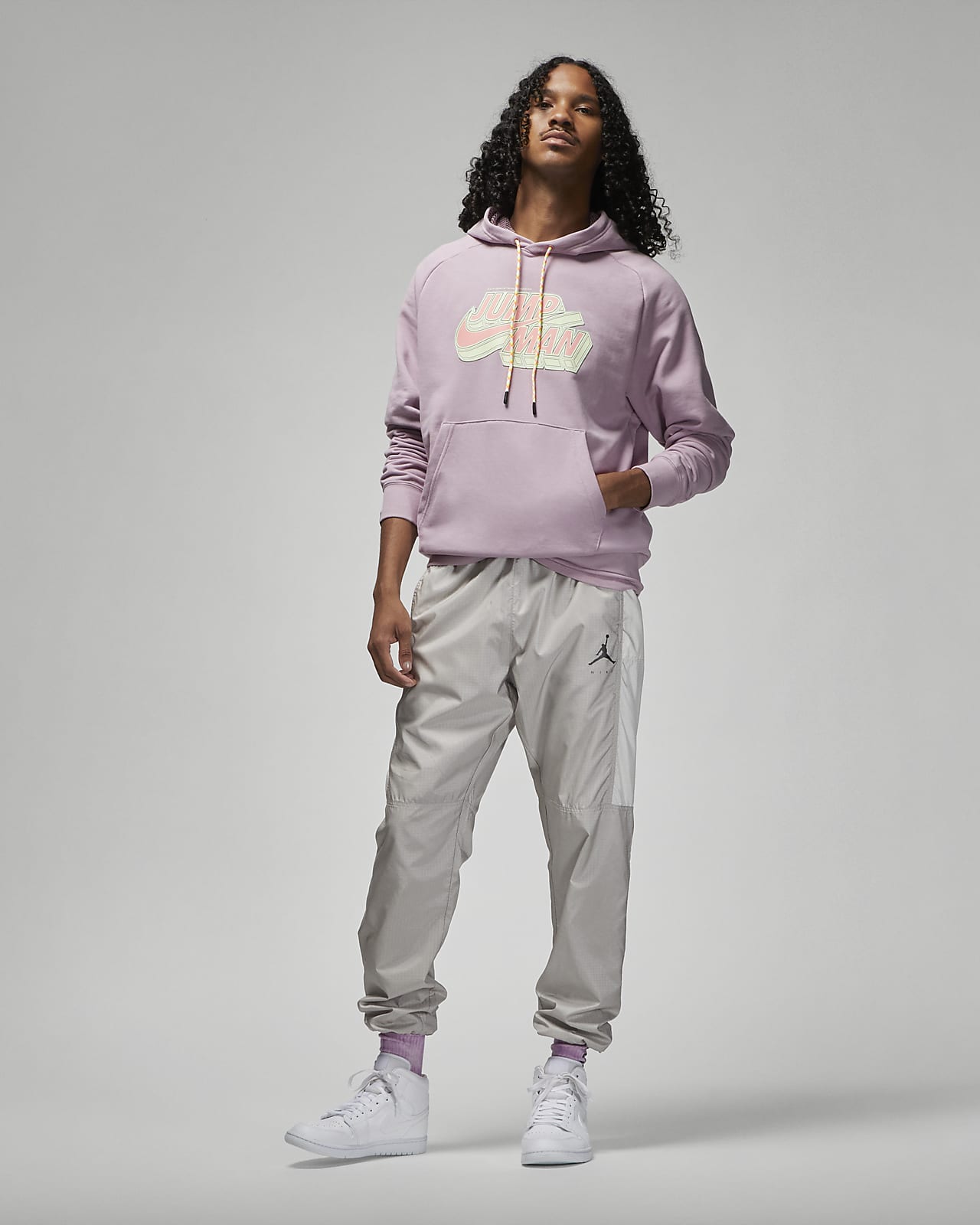 jordan jumpman taped hoodie purple