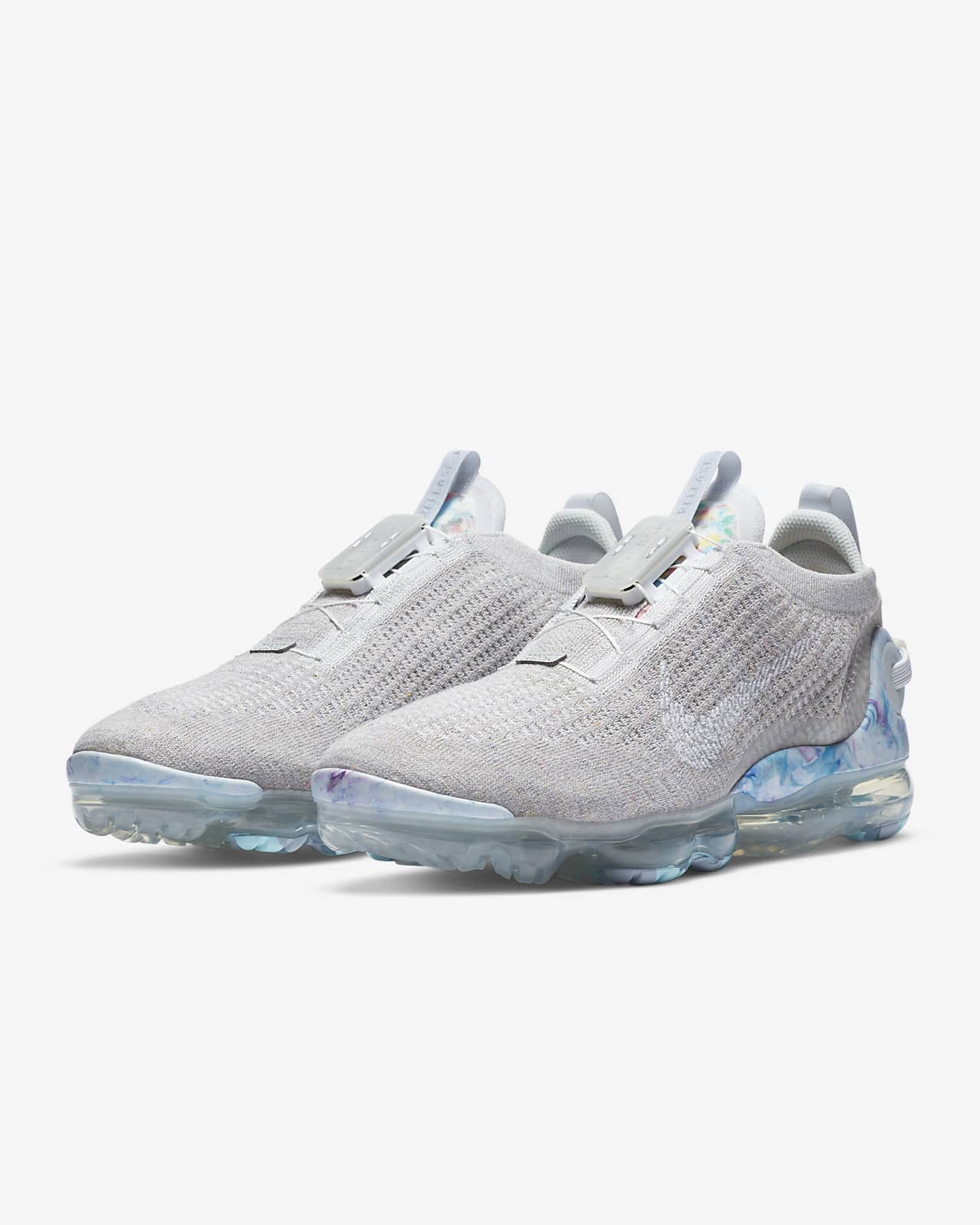 nike vapormax grey and white
