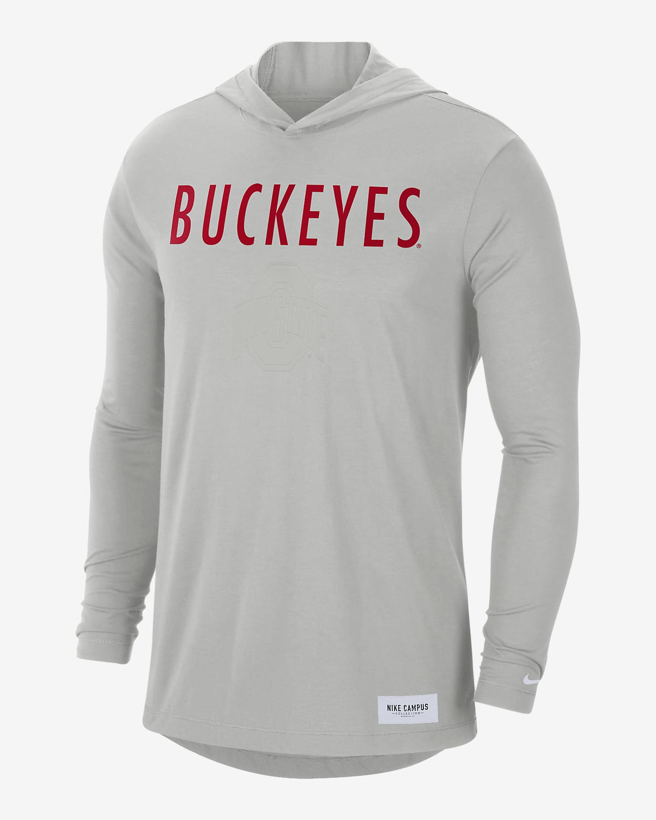 Elite Fan Shop Ohio State Buckeyes Long Sleeve Tshirt Black