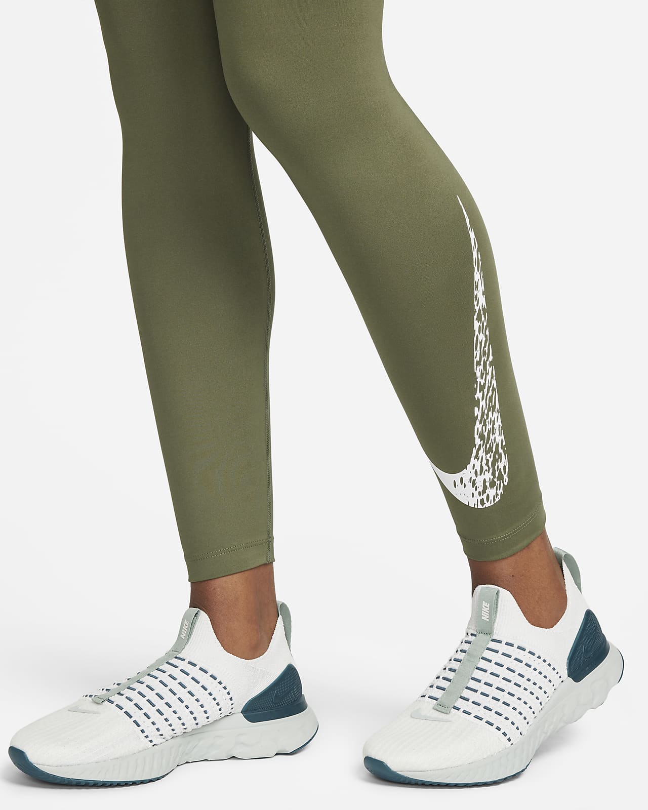 Nike Swoosh Run Women's Mid-Rise 7/8-Length Running Leggings. Nike RO