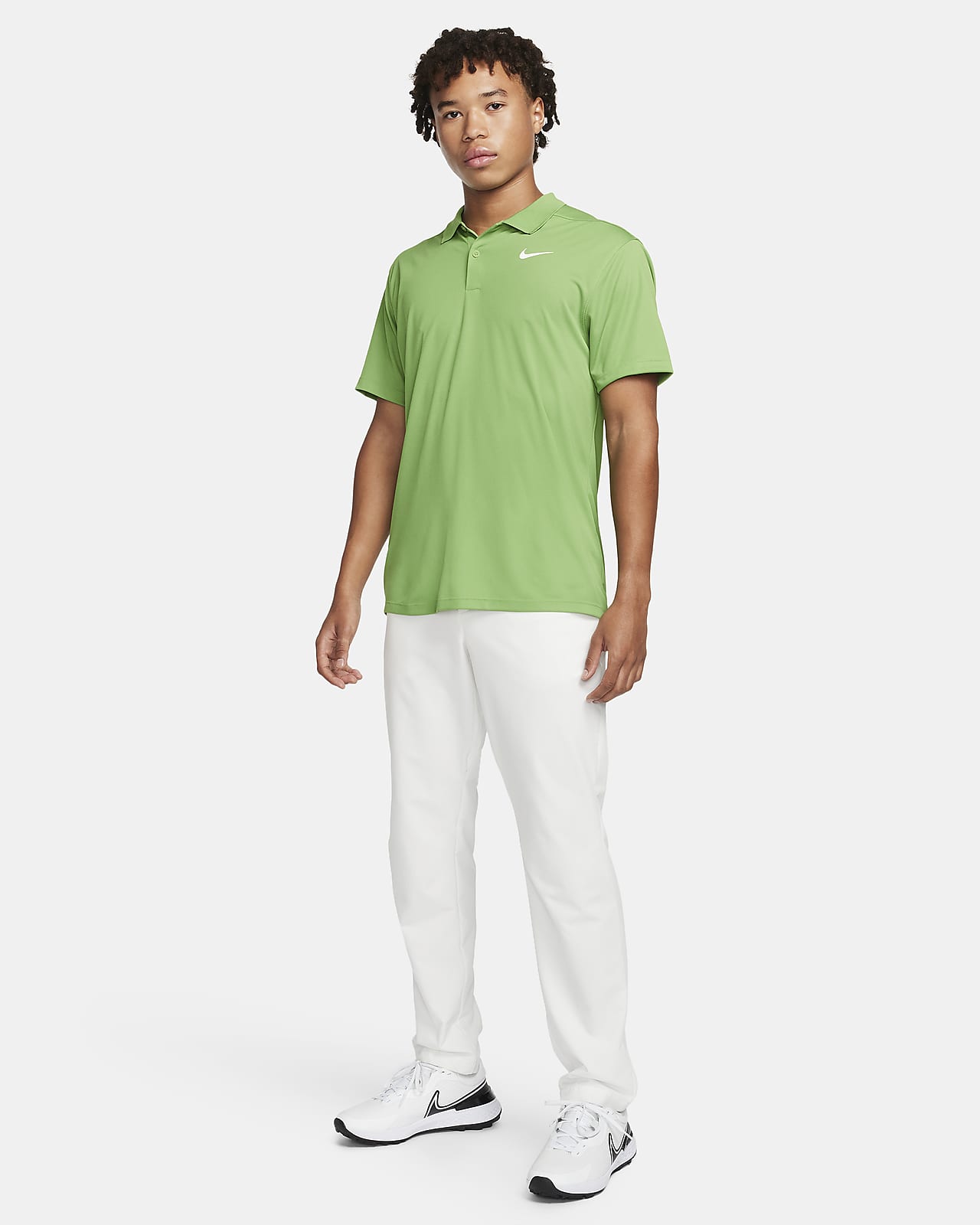 Green nike hot sale golf polo