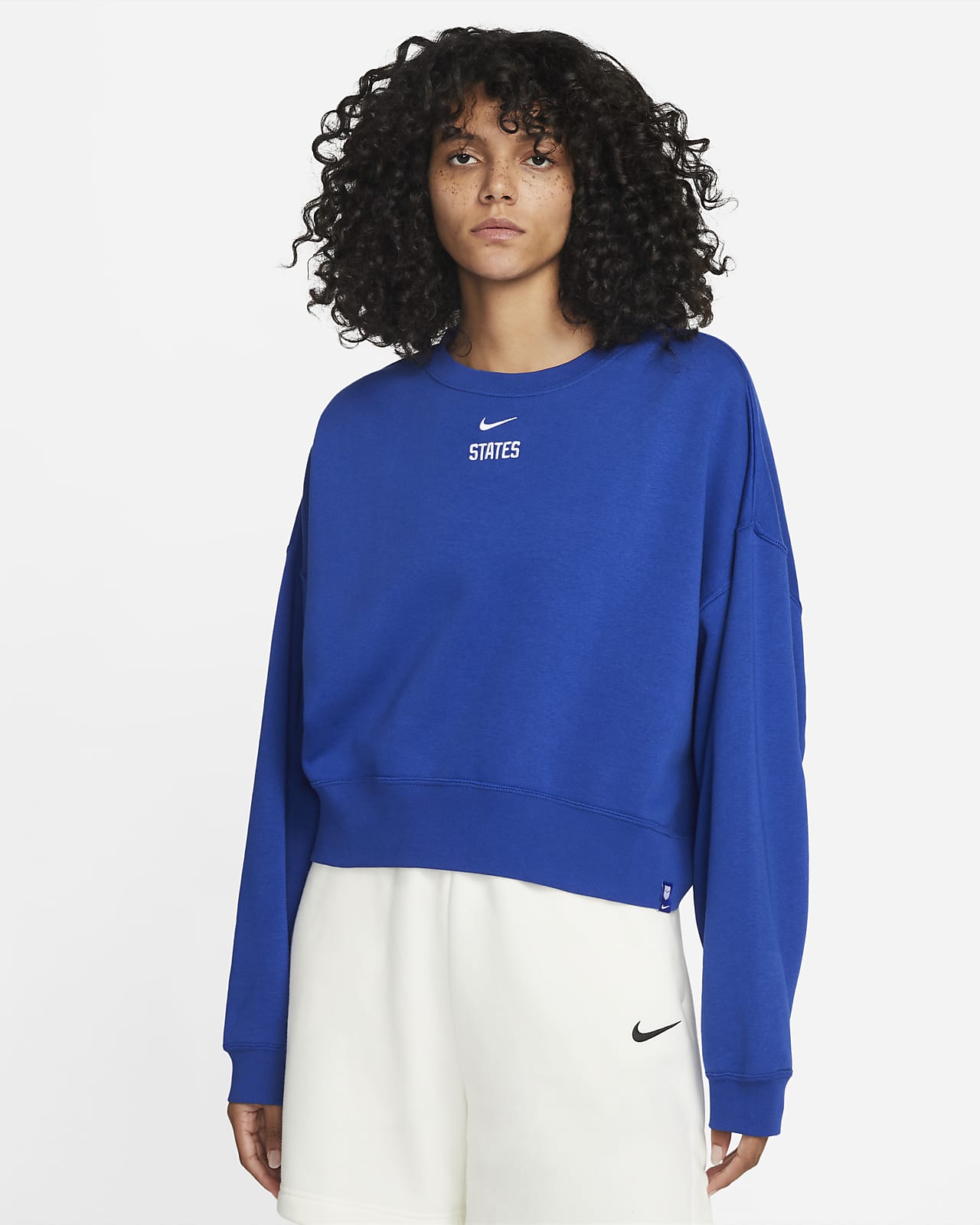 Sudadera de tejido Fleece de redondo para mujer Estados Unidos. Nike.com