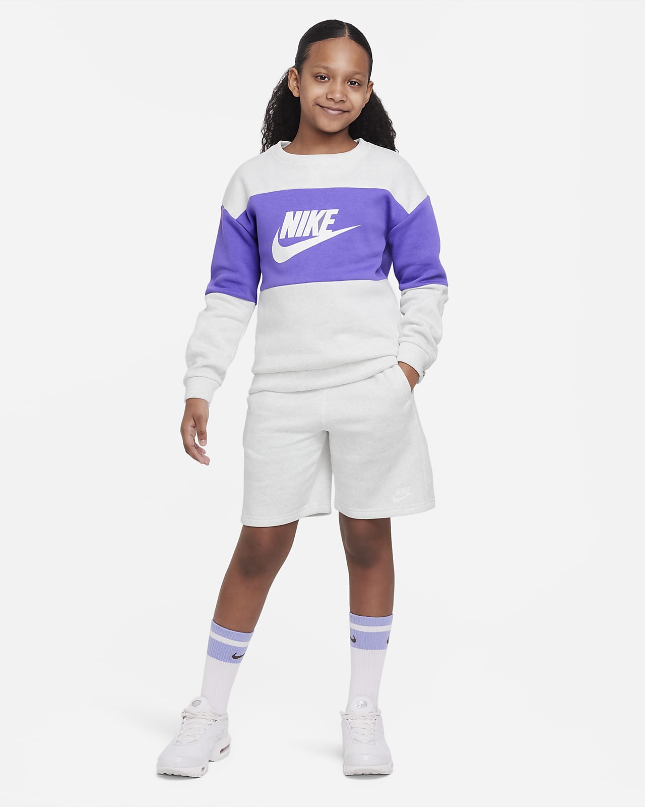 alleen Aandringen erfgoed Nike Sportswear Trainingspak van sweatstof voor kids. Nike NL