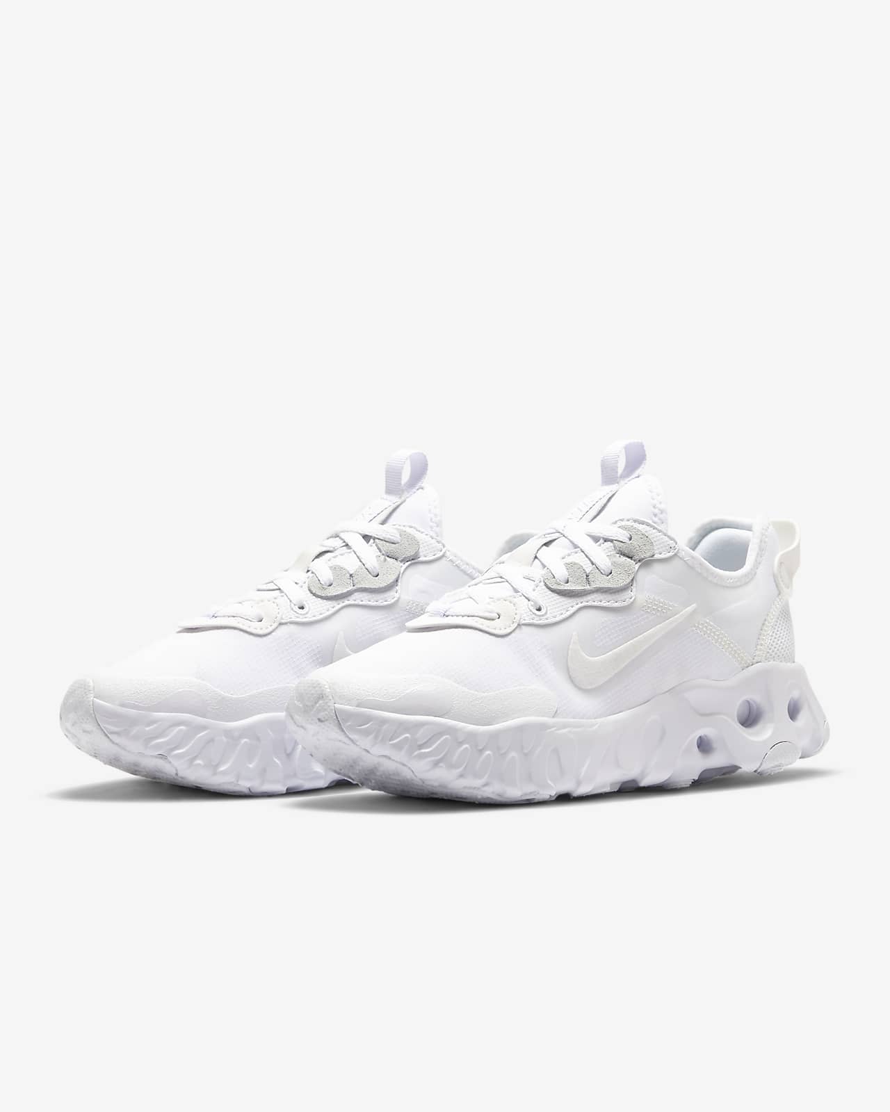 white nike trainees