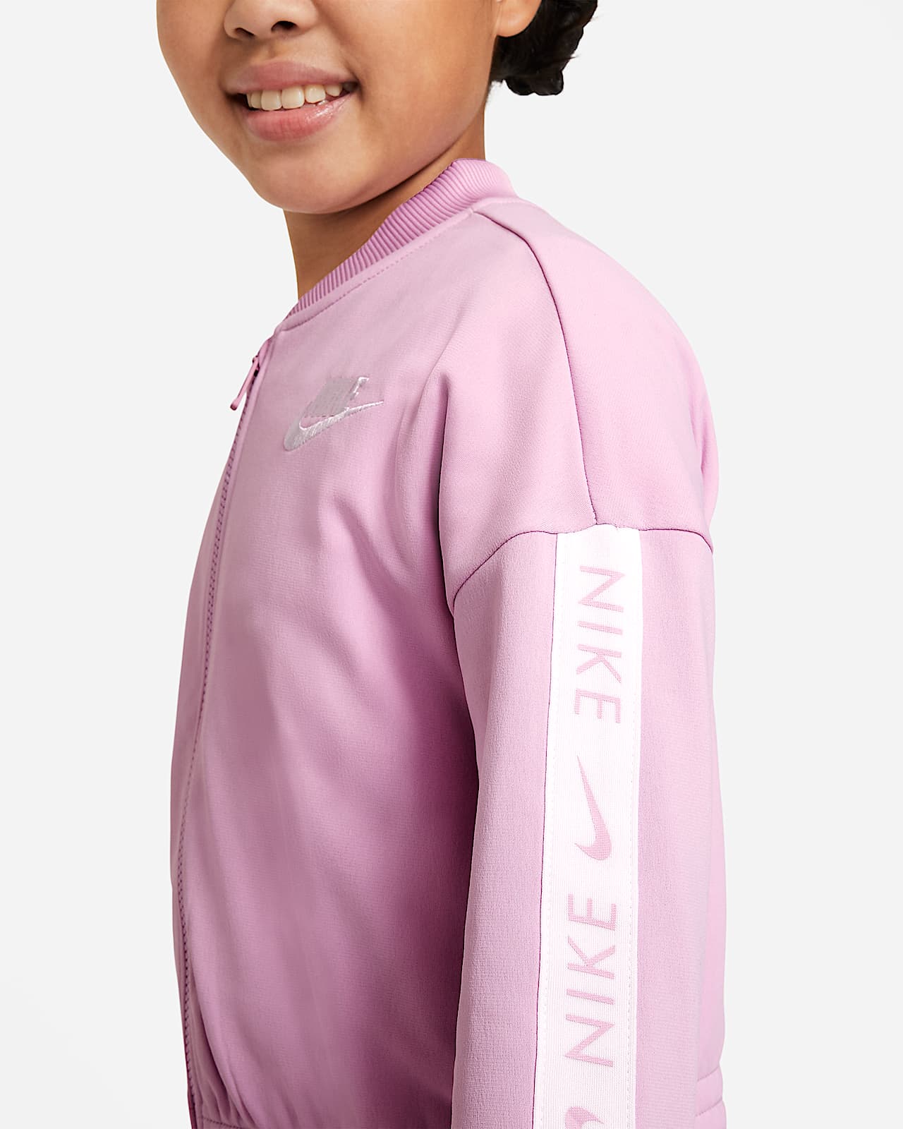 pink nike tracksuit kids