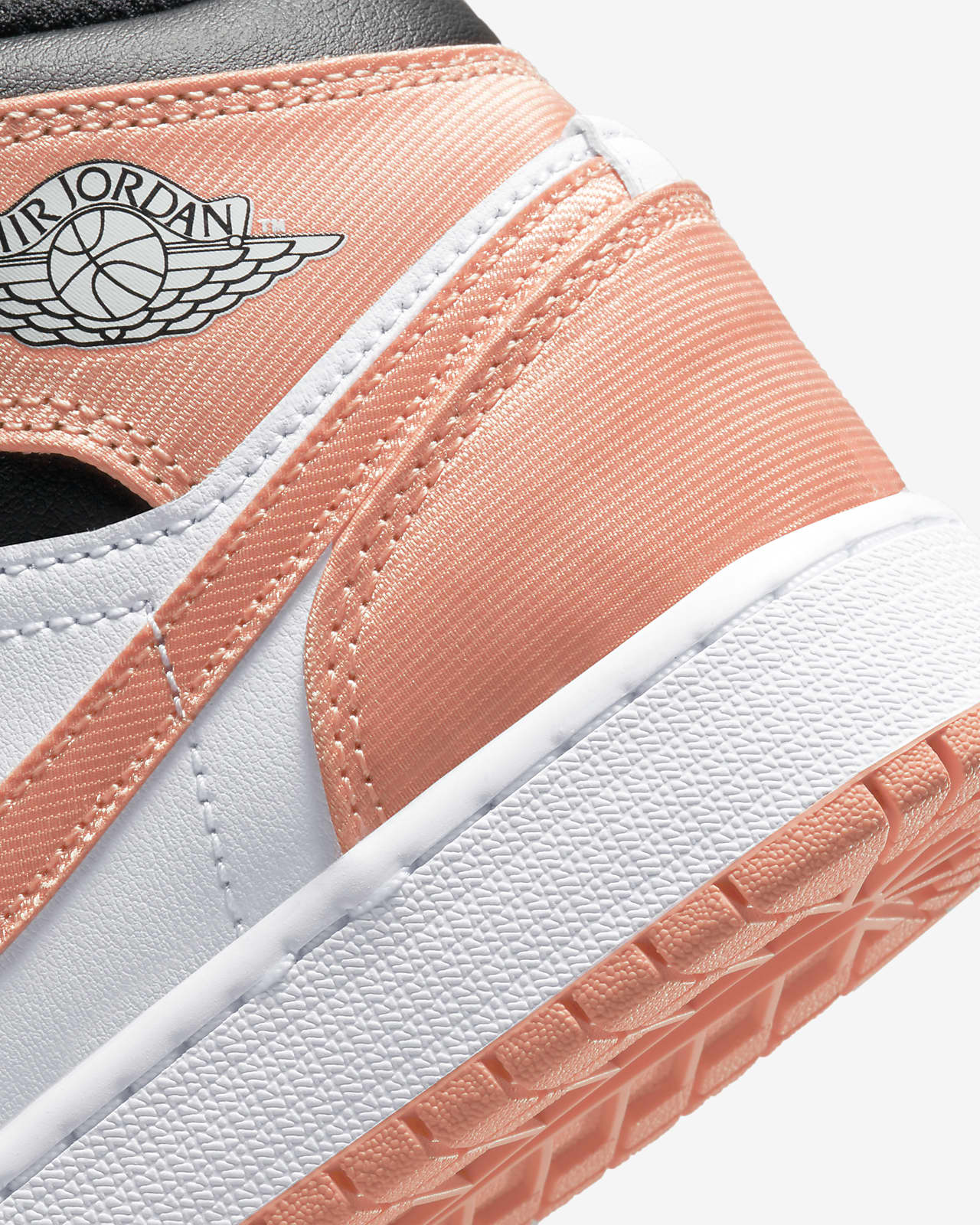 peach nike jordans