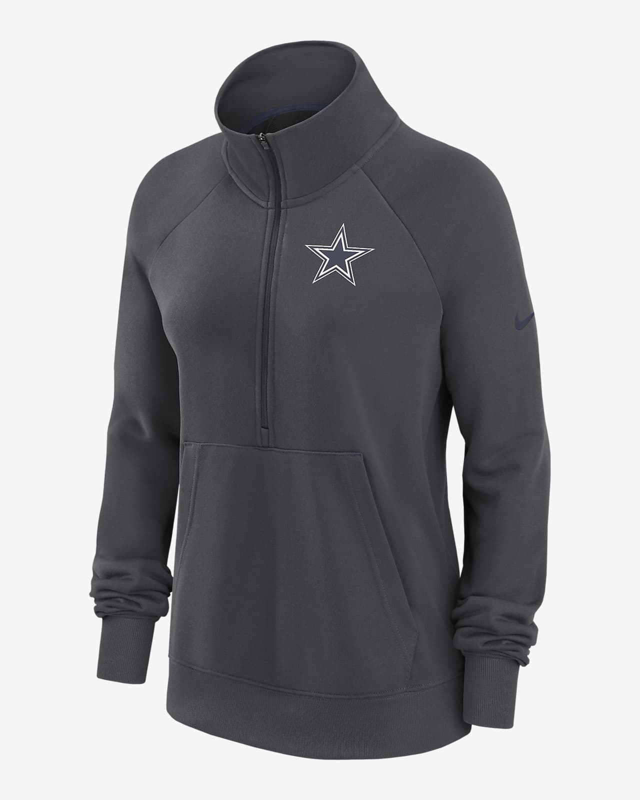 Nike Dri-FIT Premium (NFL Dallas Cowboys) Women's 1/2-Zip Pullover.